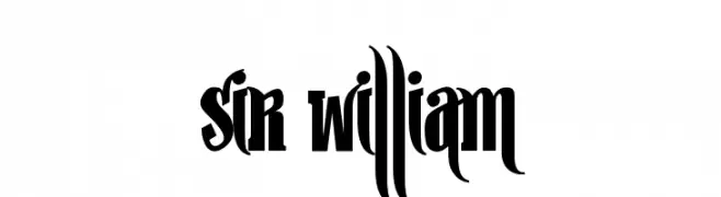 sir william  les polices de caractères gratuit tlcharger