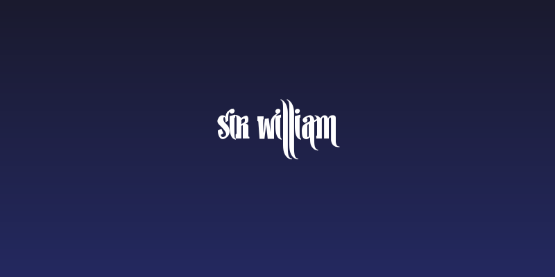 sir william Social Header