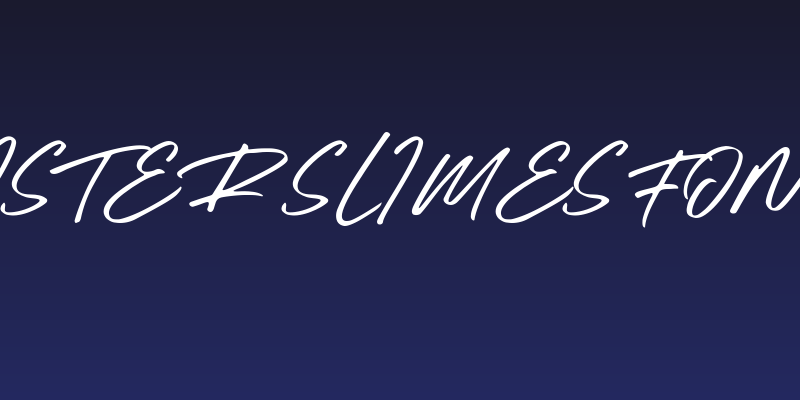 sister slimes font Social Header