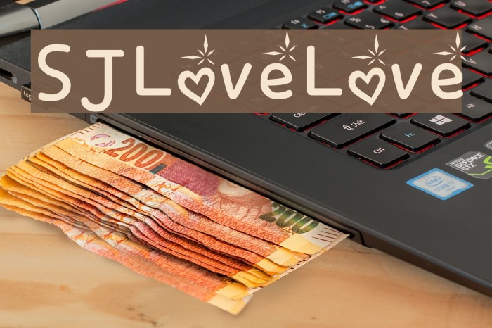 SJLoveLove Font examples