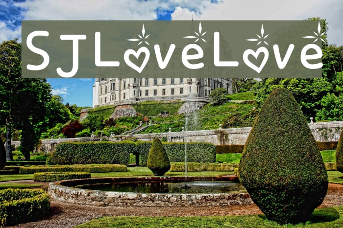 SJLoveLove Font examples