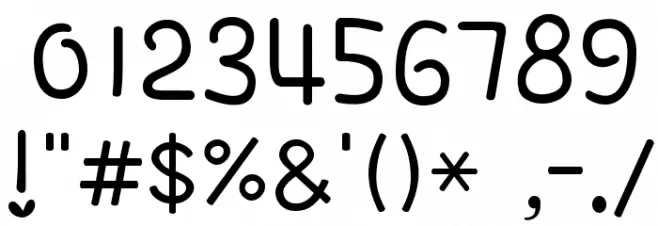 SJSpringhascome Font OTHER CHARS