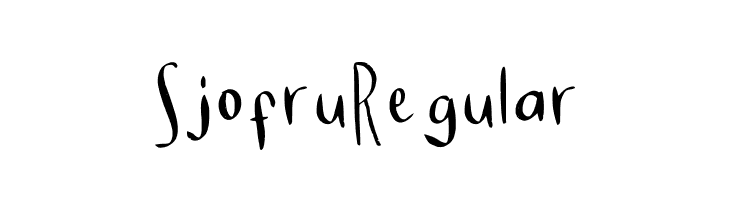 Sjofru Regular  Frei Schriftart Herunterladen