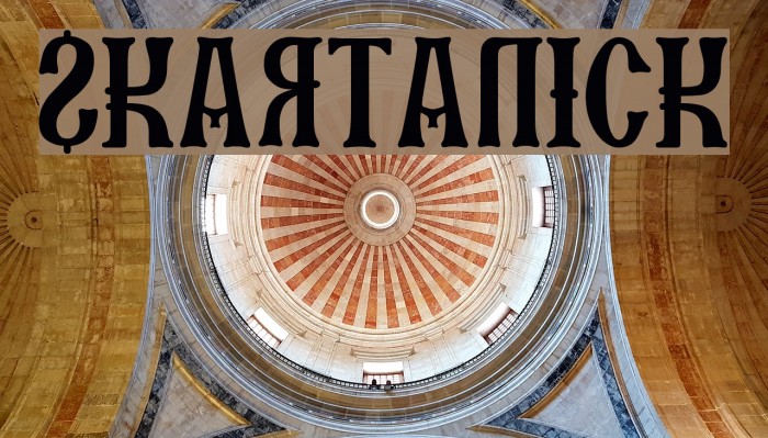 SKARTANICK Font examples