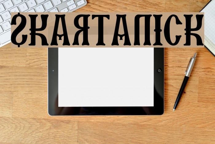 SKARTANICK Font examples