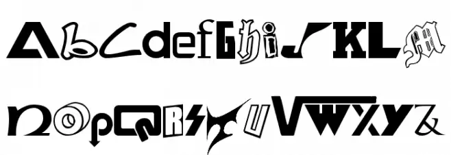 SKATEBOaRD braNds Polices MAJUSCULES