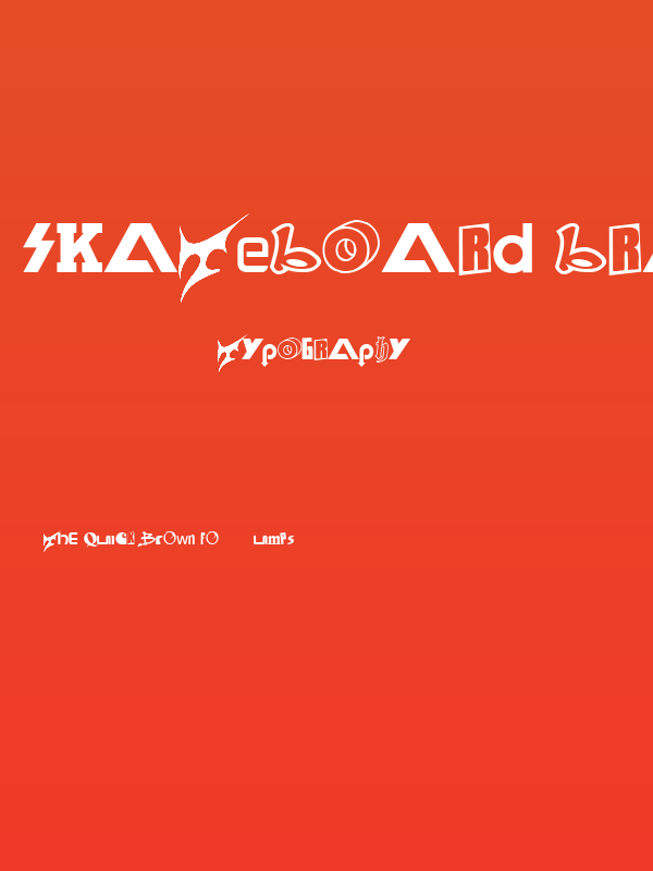 SKATEBOaRD braNds Poster