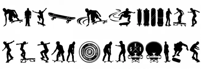 SKATE Polices MINUSCULES