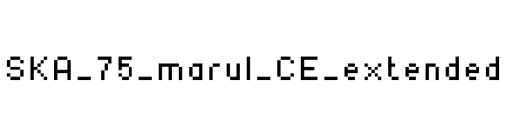 SKA_75_marul_CE_extended  font caratteri gratis
