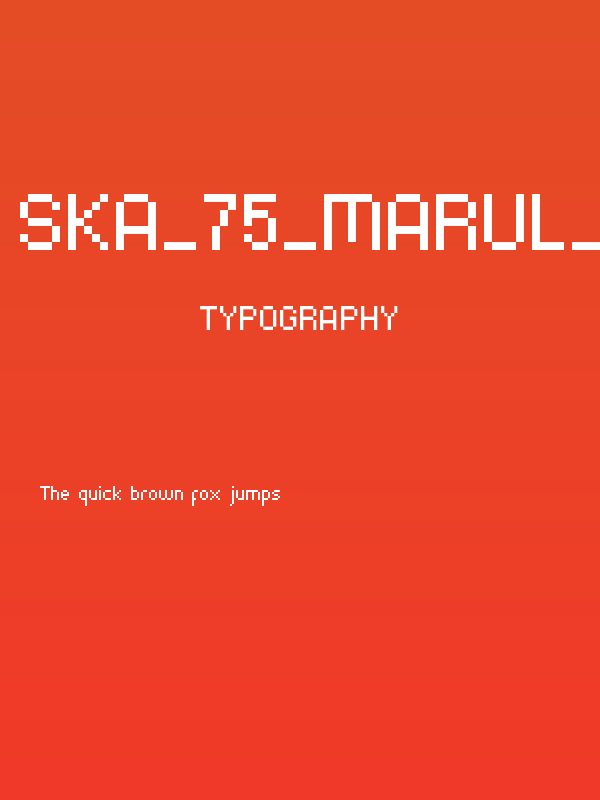 SKA_75_marul_CE Poster