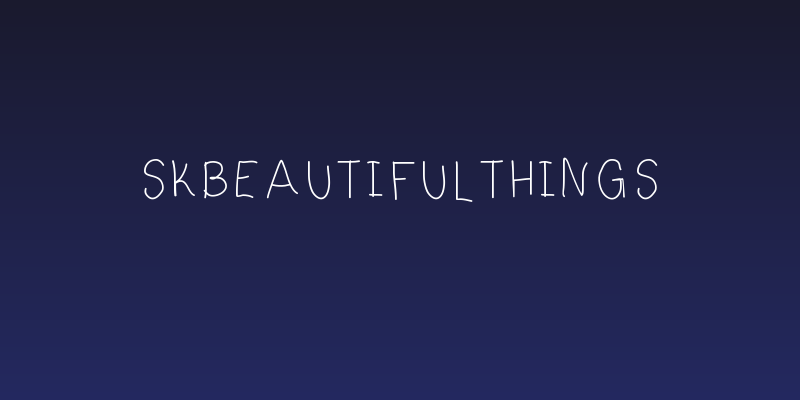 SKBeautifulThings Social Header
