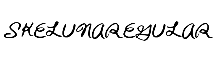 SKELUNA-Regular  font caratteri gratis