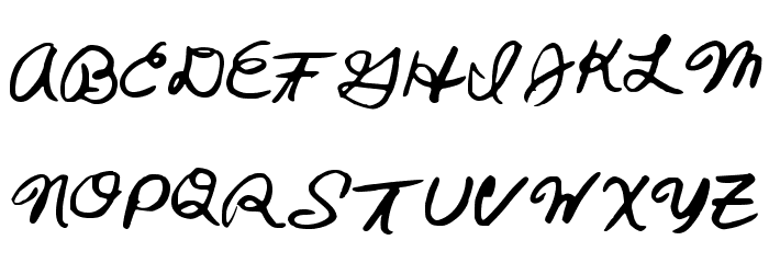 SKELUNA-Regular Font LOWERCASE