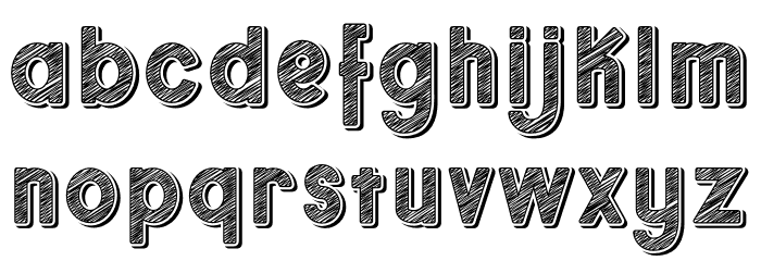 SKETCHUP FREE TRIAL Font LOWERCASE