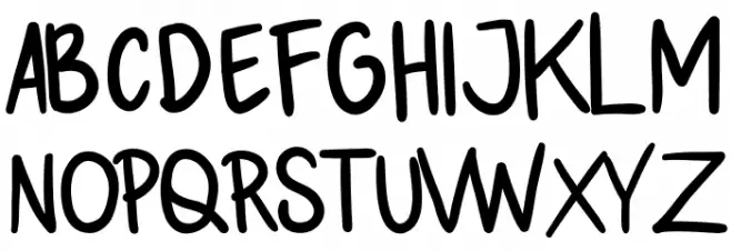 SKETSO Caratteri MINUSCOLO