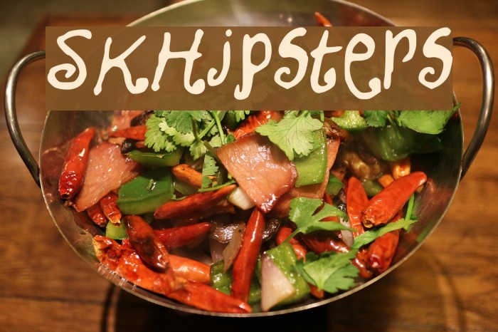 SKHipsters Font examples