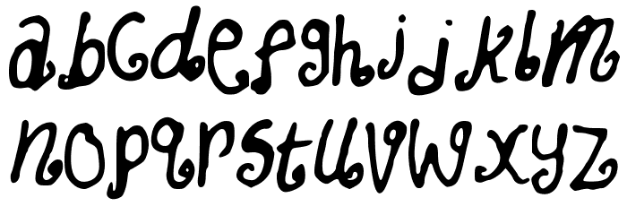 SKHipsters Font LOWERCASE