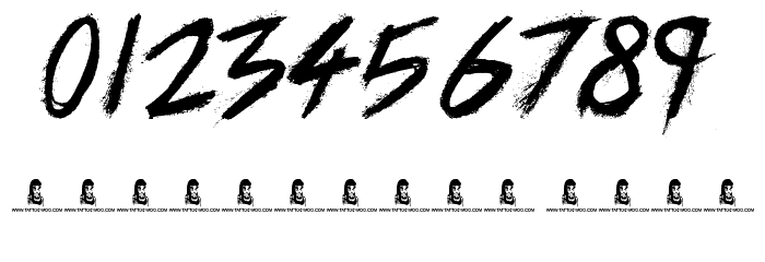 SKID Font OTHER CHARS