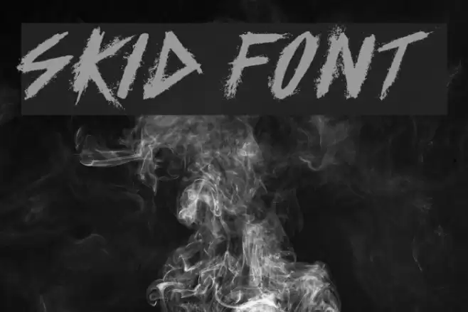 SKID Font examples