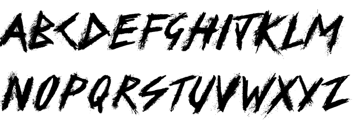 SKID Font LOWERCASE