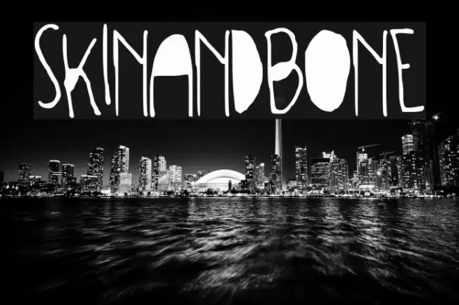 SKINANDBONE Font examples