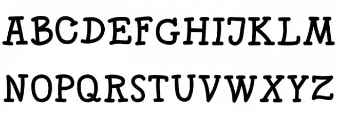 SKITTLE Schriftart Groß