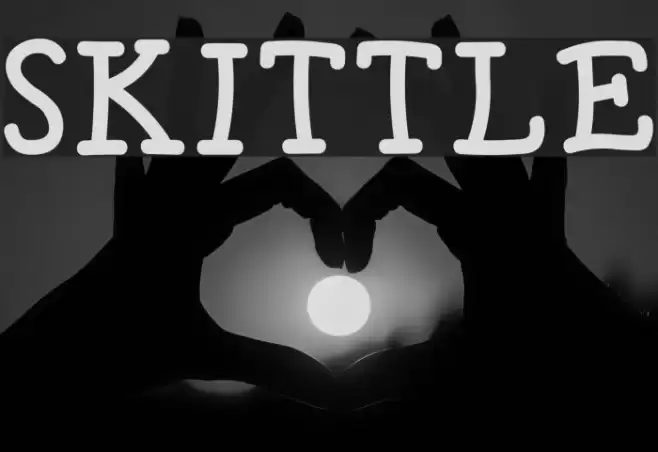 SKITTLE Font examples