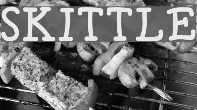 SKITTLE Font examples