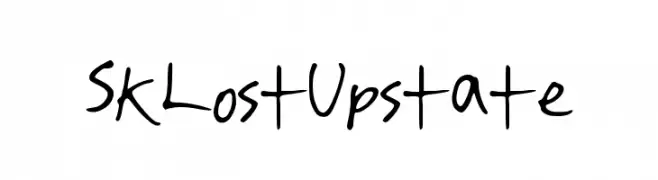 SKLostUpstate  Fuentes Gratis Descargar