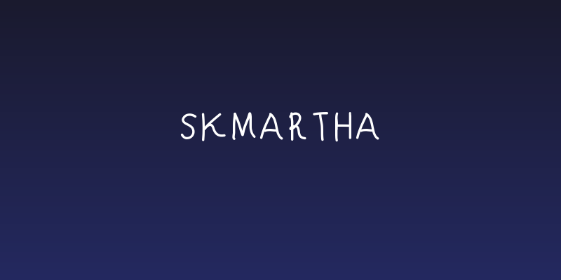 SKMartha Social Header