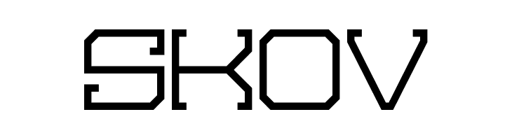 SKOV  免费字体下载