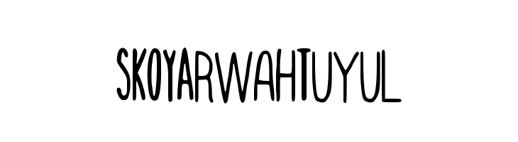 SKOYArwahTuyul Font