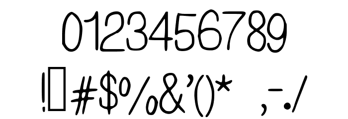 SKOYArwahTuyul Font OTHER CHARS