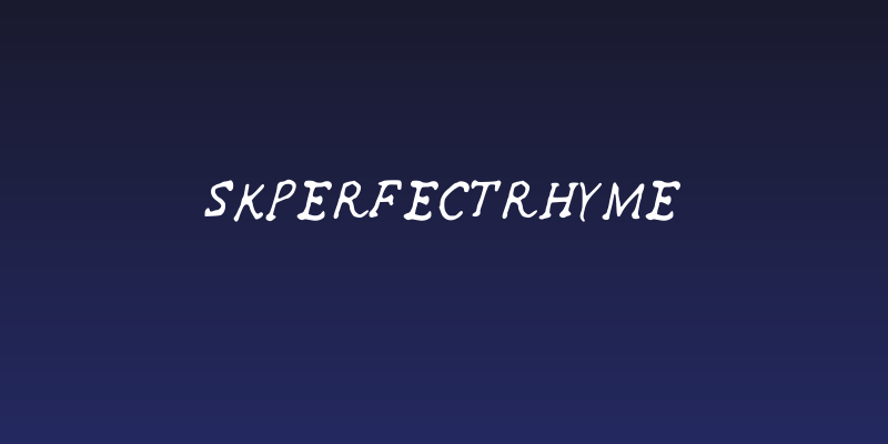 SKPerfectRhyme Social Header