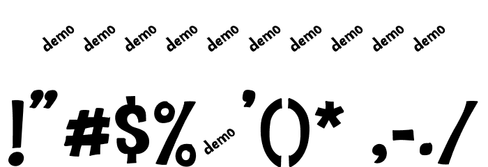 SKREEBLE Font OTHER CHARS