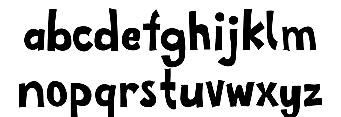 SKREEBLE Font LOWERCASE