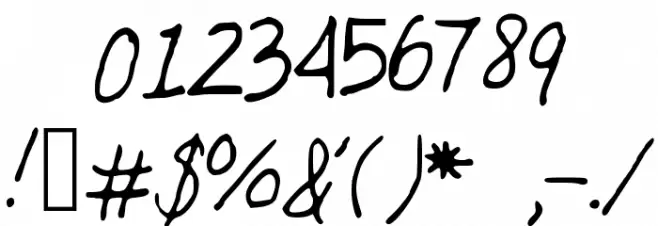 SKSummerLove Font OTHER CHARS