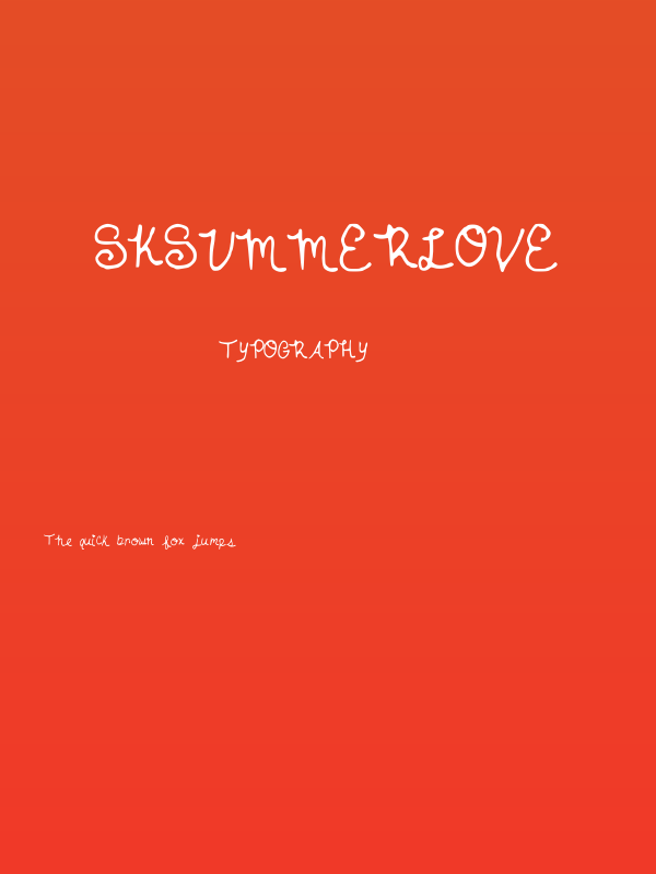 SKSummerLove Poster