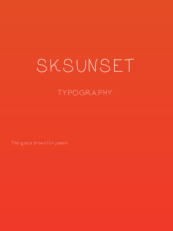 SKSunset Poster