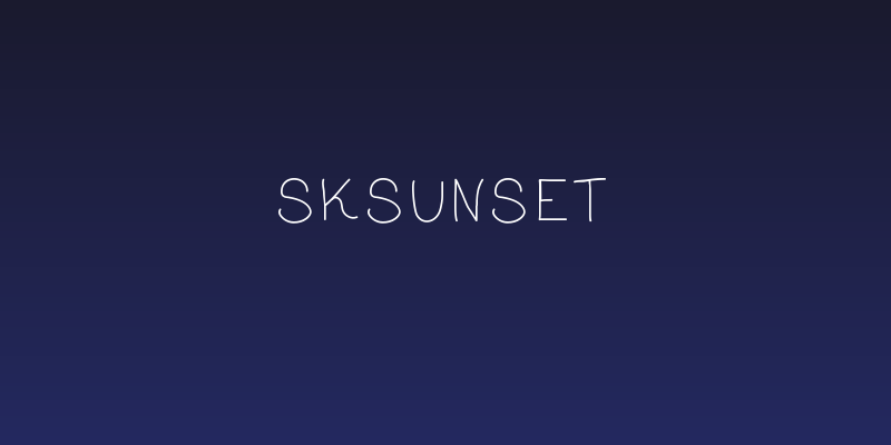 SKSunset Social Header