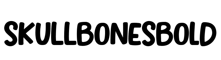 SKULL BONES Bold  baixar fontes gratis