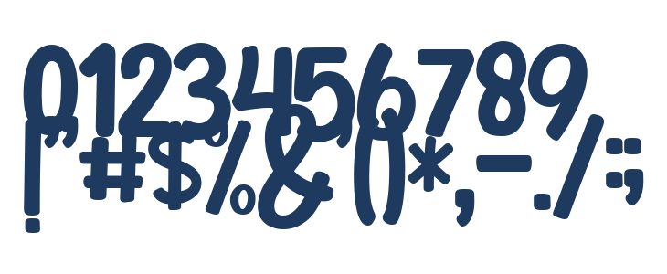 SKULL BONES Bold Other Characters