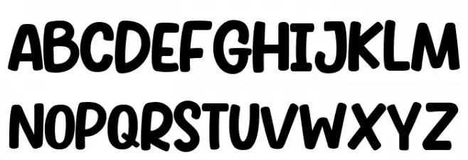 SKULL BONES Bold Schriftart Groß