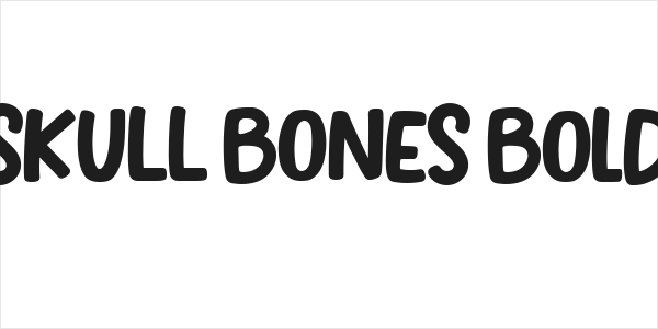 SKULL BONES Bold Logo