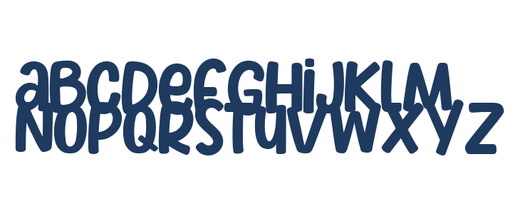 SKULL BONES Bold Lowercase