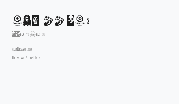 SKULL TS 2 Business Card