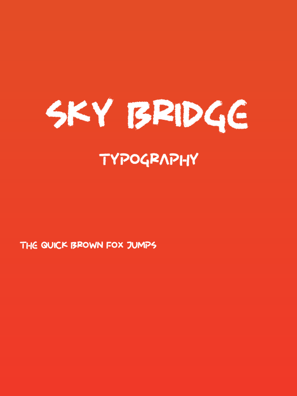 SKY BRIDGE Poster