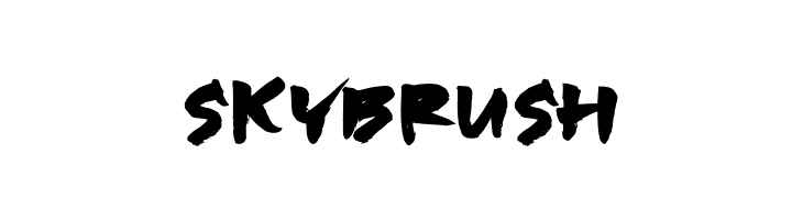 SKYBRUSH  font caratteri gratis