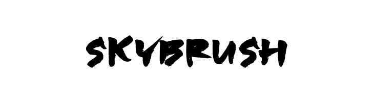 SKYBRUSH  Free Fonts Download