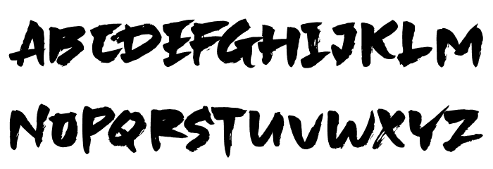 SKYBRUSH Font LOWERCASE